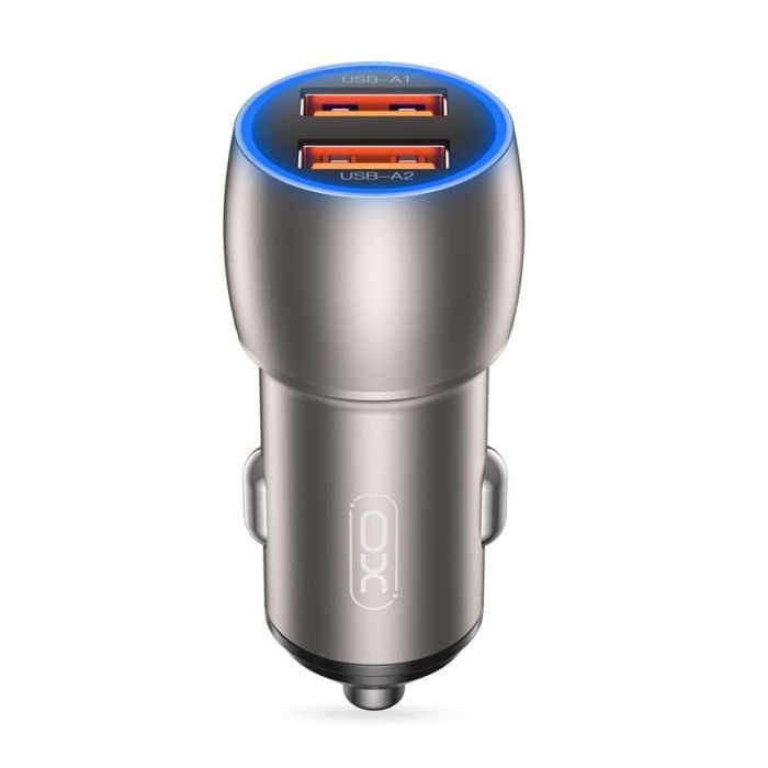 Зарядное устройство XO 2xUSB QC3.0 36W + cable USB to Micro 5P black (СC52-M-BK) изображение 2