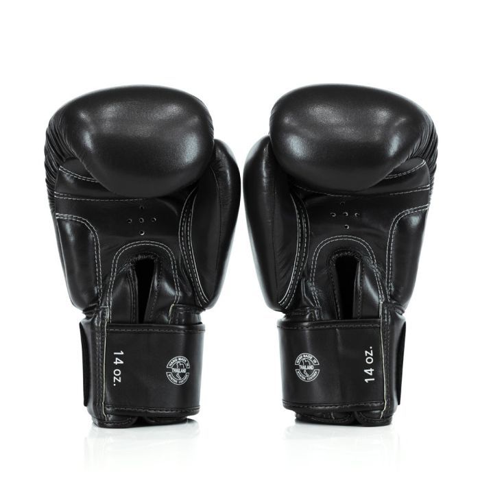 Боксерские перчатки Fairtex BGV27 Black 16 унцій (бинти в комплекті) (BGV27_16oz_Black) изображение 4