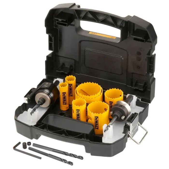 Коронка DeWALT EXTREME BIM, набор коронока-цифенборон, центрирующее свердло (DT90355)