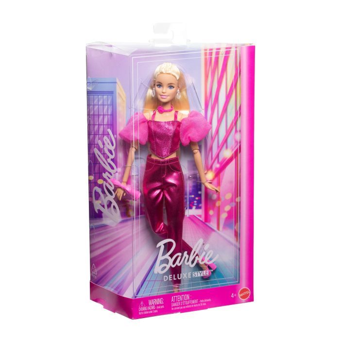 Кукла Barbie Deluxe style Розовая фуксия (JFP40) изображение 4