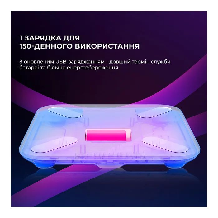 Ваги підлогові Yunmai X Smart Scale (YMBS-M268) зображення 2