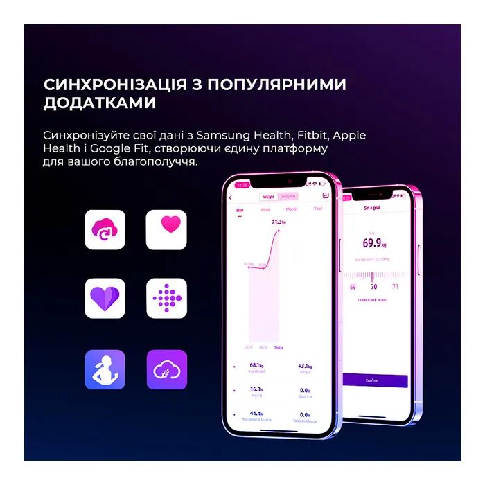 Ваги підлогові Yunmai X Smart Scale (YMBS-M268) зображення 3