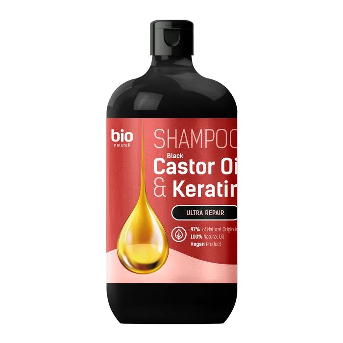 Шампунь Bio Naturell Black Castor Oil & Keratin 946 мл (4820168434013)