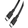 Дата кабель USB-C to USB-C 1.0m 100W braided black XO (NBQ199_С_Black) изображение 4