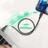Дата кабель USB-C to USB-C 1.0m 100W braided black XO (NBQ199_С_Black) изображение 5