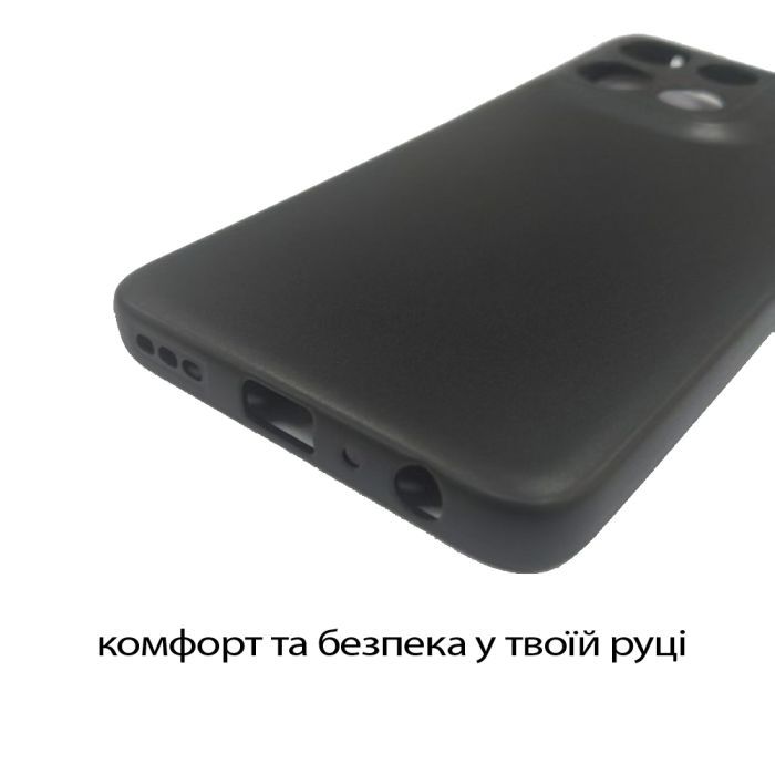 Чохол до мобільного телефона BeCover Silicone Motorola Moto G56 Black (713766) зображення 4