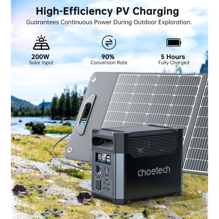 Зарядна станція Choetech BS0061 1200W 1024Wh (BS061) зображення 9