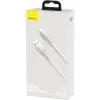 Дата кабель USB to USB-C 1.0m 6A 66W white Baseus (CAKF000102) изображение 3