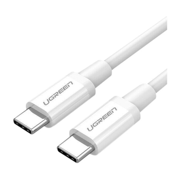 Дата кабель USB-C to USB-C 0.5m 3A 60W US264 white UGREEN (60517)