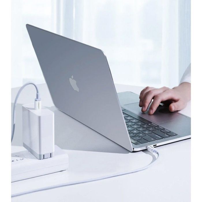 Дата кабель USB-C to USB-C 0.5m 3A 60W US264 white UGREEN (60517) зображення 7