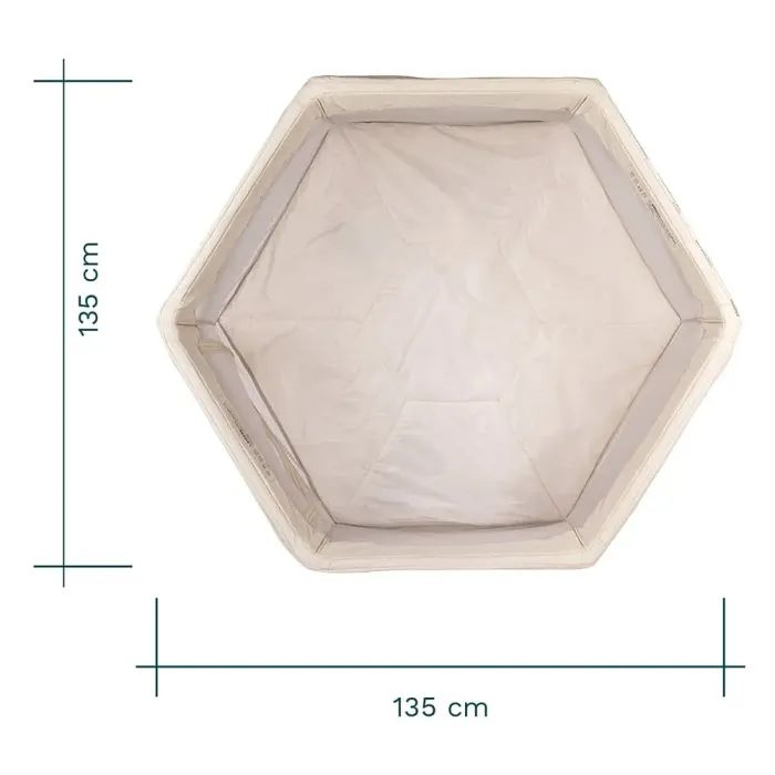 Дитячий манеж Tutti Bambini Hexa бежевий (511800/EC) зображення 7