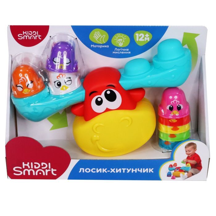 Развивающая игрушка Kiddi Smart балансир – Лосик-шаташка (4553-KS) изображение 4