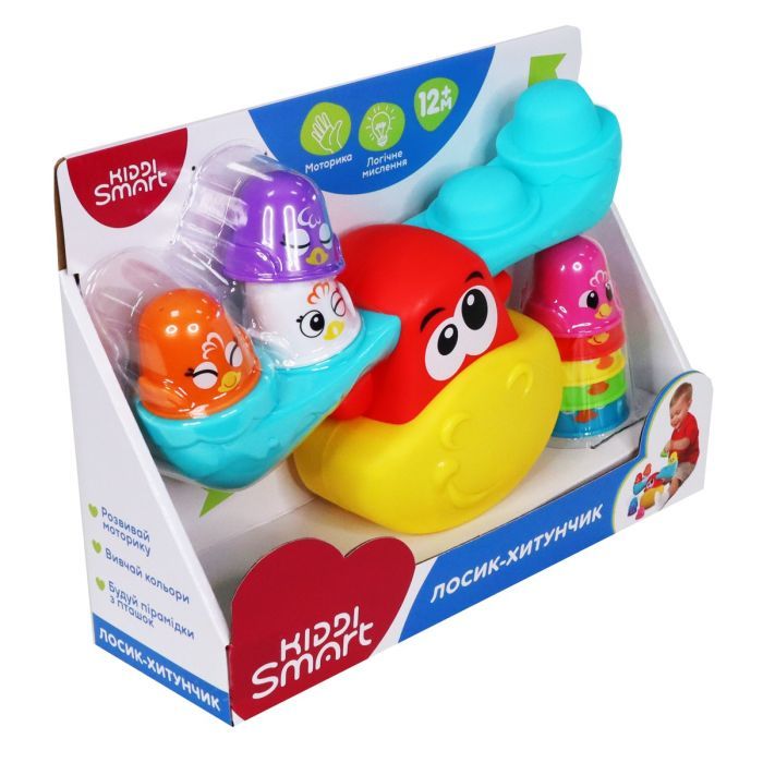 Развивающая игрушка Kiddi Smart балансир – Лосик-шаташка (4553-KS) изображение 5