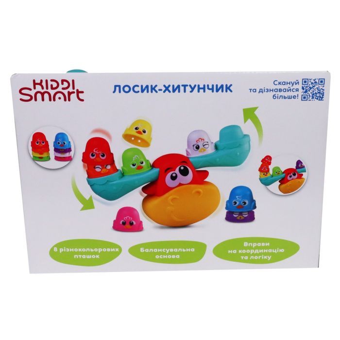 Развивающая игрушка Kiddi Smart балансир – Лосик-шаташка (4553-KS) изображение 6