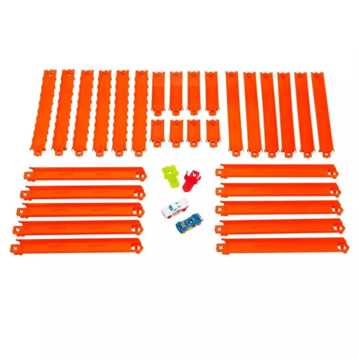 Автотрек Hot Wheels Track creator Дорожки для трека с 2 машинками (JDW42) изображение 2