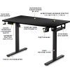 Компьютерный стол Mealux PowerDesk Energy Black з електрорегулюванням висоти (EVO-201 Energy B/B) изображение 2