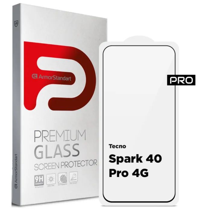 Скло захисне Armorstandart Pro Tecno Spark 40 Pro 4G (ARM87519)