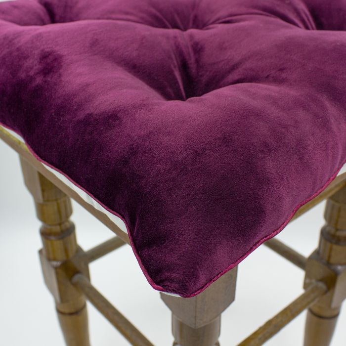 Подушка на стілець MirSon 28-0002 Excalibur Velvet 50х50 см (2200006275732) зображення 4