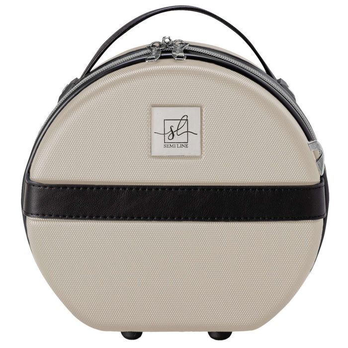 Косметичка Semi Line Бьюти-кейс 5L Brown/Pink Cream (DAS302677) изображение 5