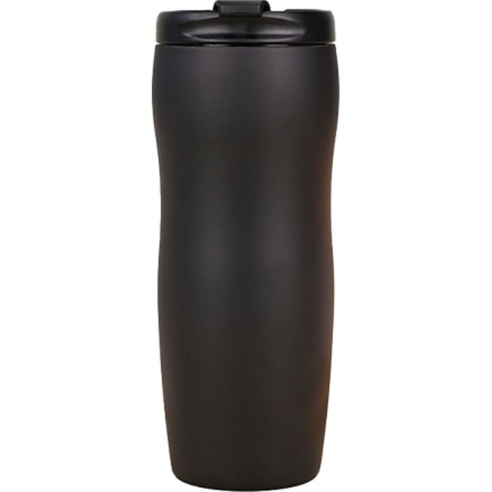 Термокружка Merlion 500 мл з відкидною кришкою, чорна (Mug-500Black)