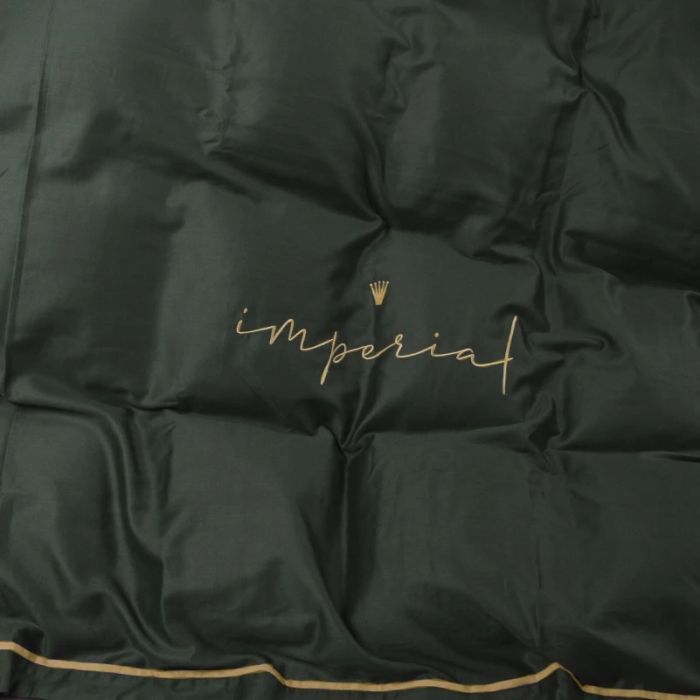 Постельное белье MirSon Сатин Imperial Satin Emerald 175х210 двуспальный (2200008576240) изображение 8