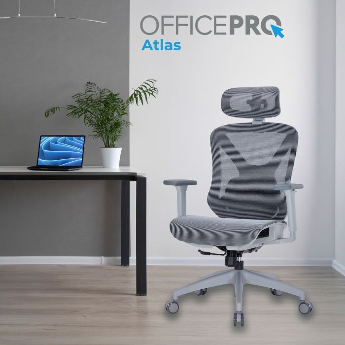 Офісне крісло OfficePro Atlas OC630G-DG-DG (OC630-G-DG-DG) зображення 7