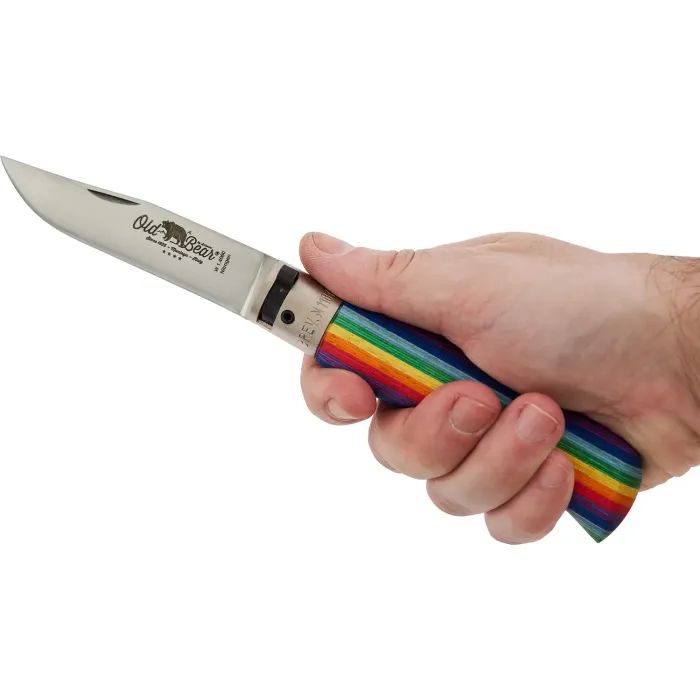 Нож Old Bear Rainbow M (9307/19_MAK) изображение 5 Нож Old Bear Rainbow M (9307/19_MAK) изображение 5