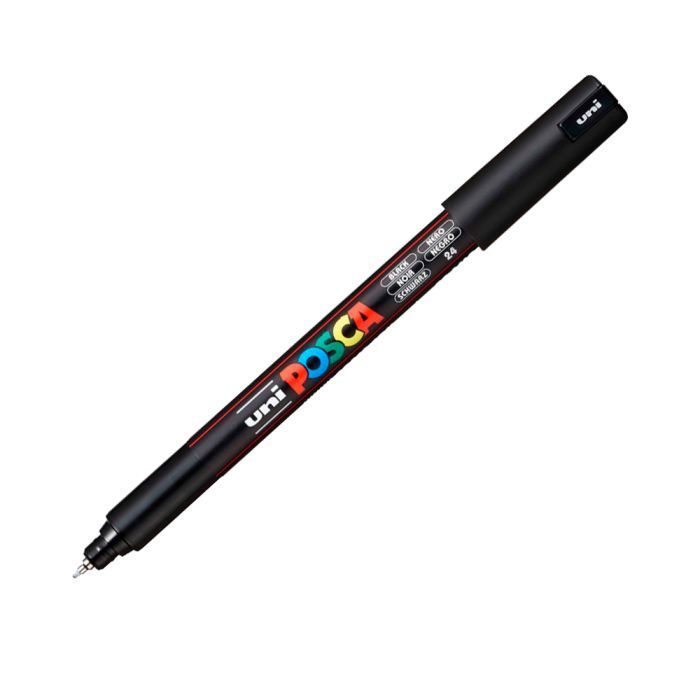 Маркер UNI Posca PC- 1MR 0.7 мм Черный (PC-1MR BLACK(N))