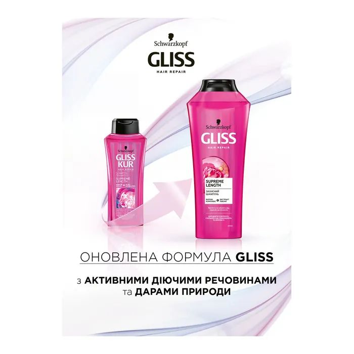 Шампунь Gliss Hair Repair Supreme Length Shampoo 400 мл (9000101201147) изображение 4