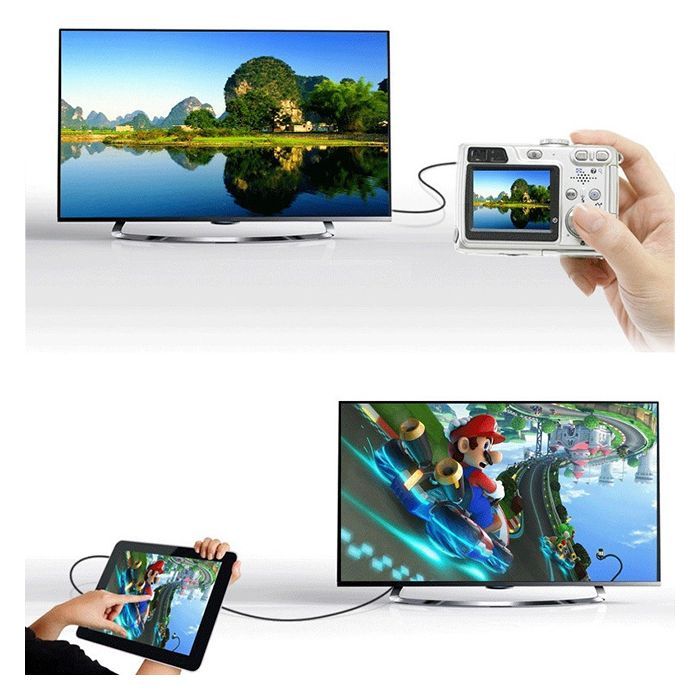 Перехідник Mini HDMI M to HDMI F black Ugreen (20101) зображення 2