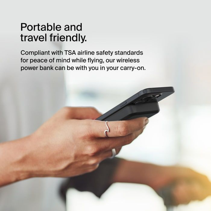 Батарея универсальная Belkin 8000mAh MagSafe Wireless Qi2 Black (BPD007BTBK) изображение 12