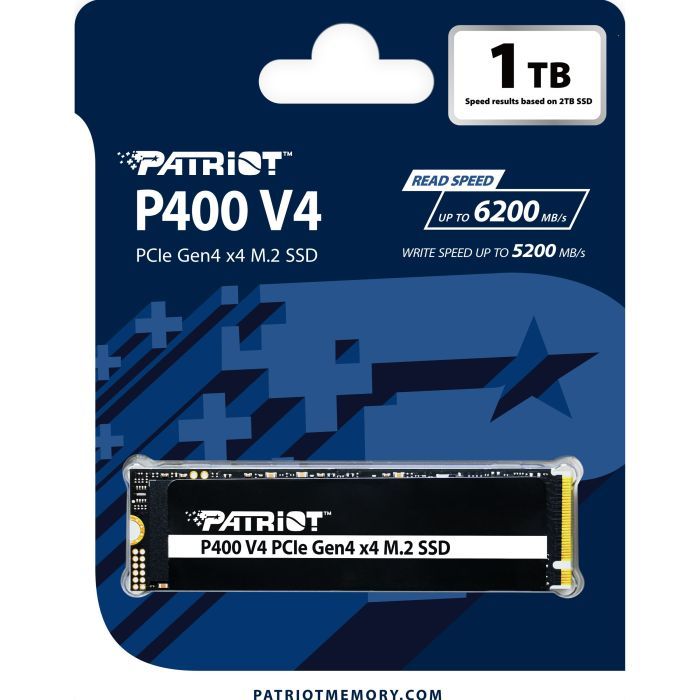 Накопитель SSD M.2 2280 2TB P400 Patriot (P400VP2TBM28H) изображение 4