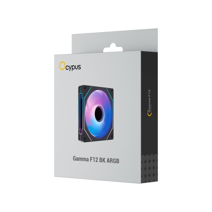 Кулер до корпусу OCYPUS GAMMA F12 BK ARGB (GAMMA-F12-BK1AM00X-GL) зображення 6