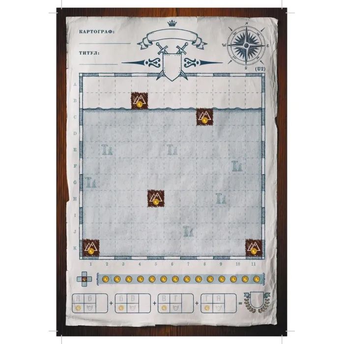 Настольная игра Ігромаг Картографы. Набор карт 3 – Подземный город. Глубины Сабека (укр.) (8394-3) изображение 4