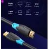 Кабель мультимедийный HDMI M to HDMI M 1.5m black Vention (AACBG) изображение 5