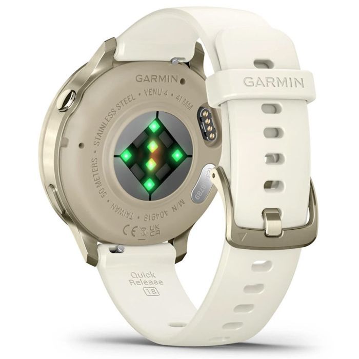 Смарт-часы Garmin Venu 4 (41mm), Beige w/ Lunar Gold + Bone, GPS смарт-годинник (010-03013-00) изображение 6