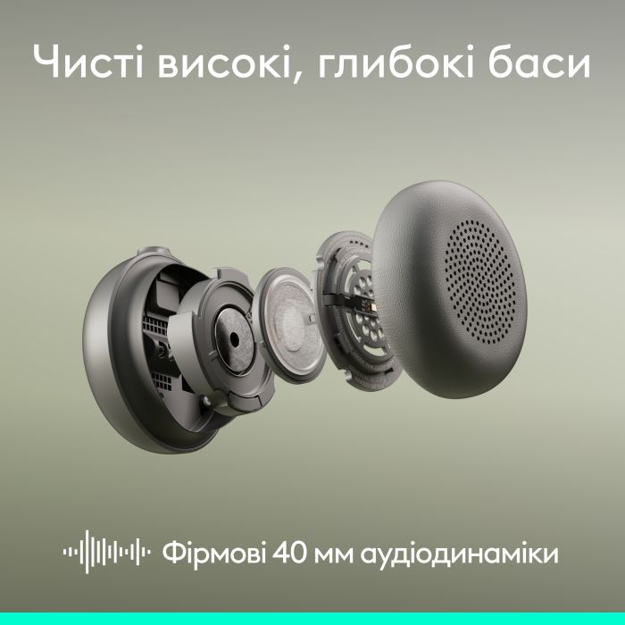Наушники Logitech Zone Wireless 2 ES Busines Graphite (981-001498) изображение 4