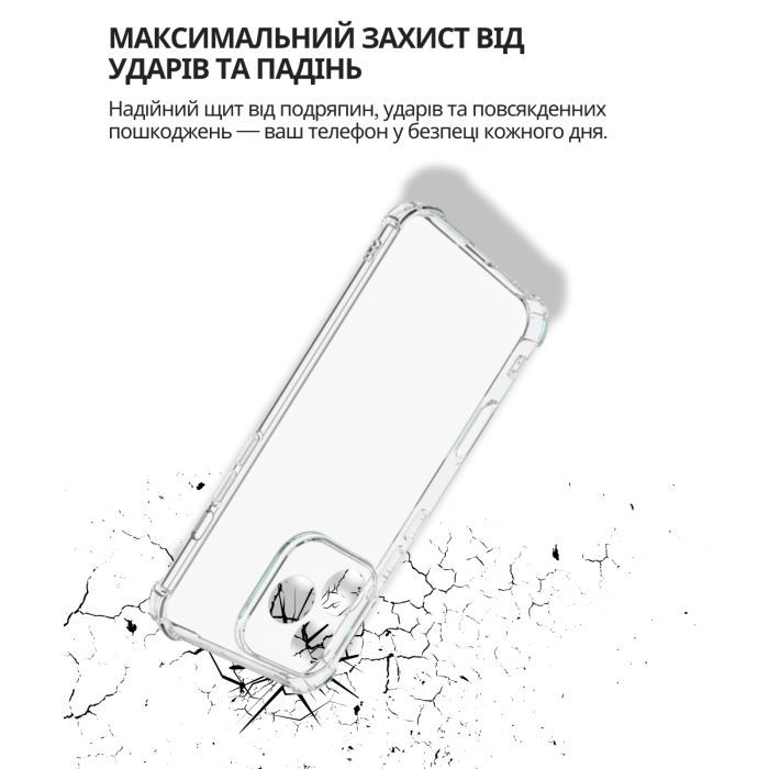 Чохол до мобільного телефона BeCover Anti-Shock Honor 400 Lite Clear (714711) зображення 4
