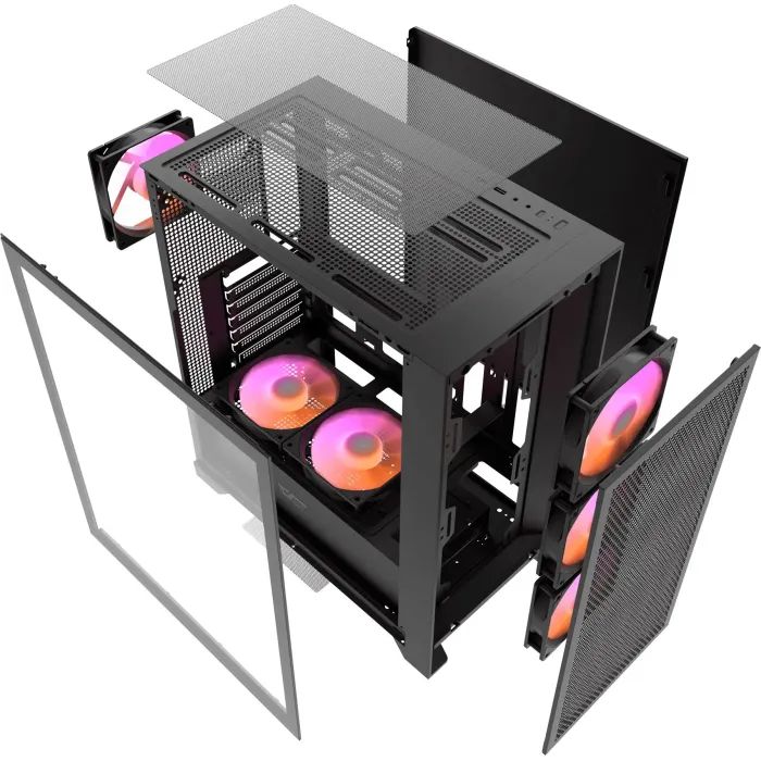Корпус для ПК DARKFLASH DRX70 MESH BLACK изображение 7