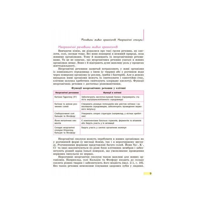 Учебник Біологія. 9 клас. Для ЗНЗ - К.М. Задорожний Ранок (9786170933614) изображение 8