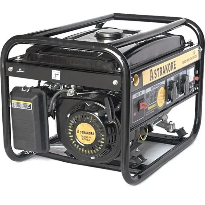 Генератор ASTRA KOREA PREMIUM COPPER 2.5KW, 220V, ручной стартер, 15л, (AST9900DCPC) изображение 4