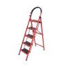 Драбина Voltronic 125см, до 150кг, 5 сходинок з гумовими килимками, металева (YT43354)