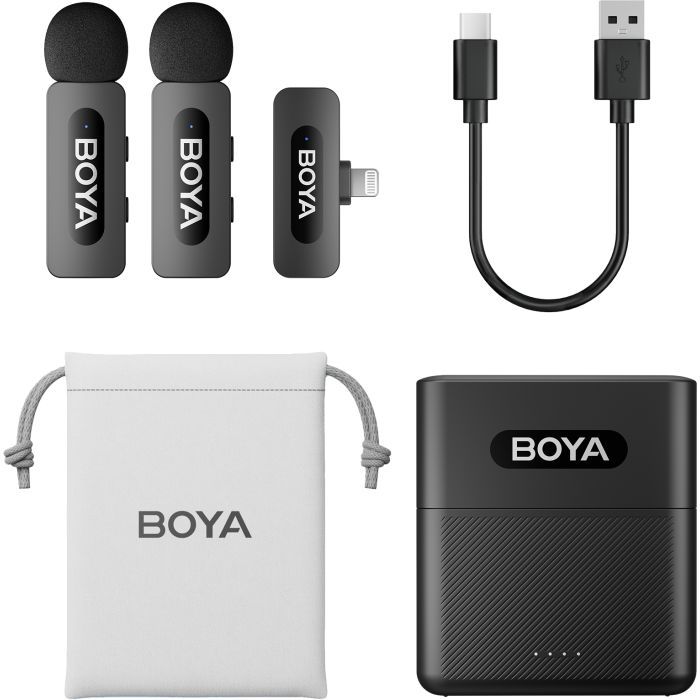 Микрофон Boya BY-V3 Lightning Black (BY-V3) изображение 2
