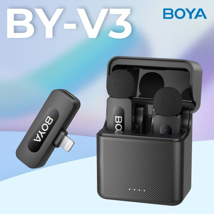 Микрофон Boya BY-V3 Lightning Black (BY-V3) изображение 7