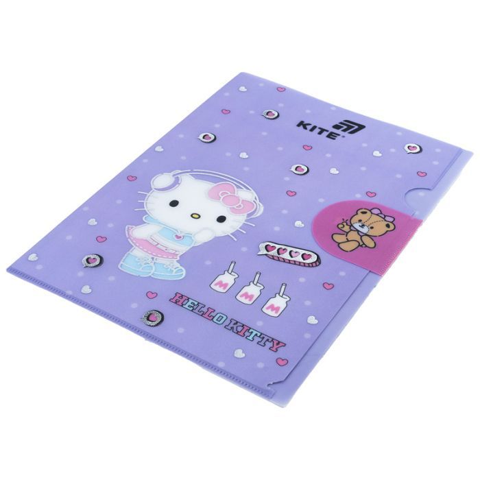 Папка - куточок Kite із клапаном A4 Hello Kitty- 5 (HK25-248-5) зображення 2