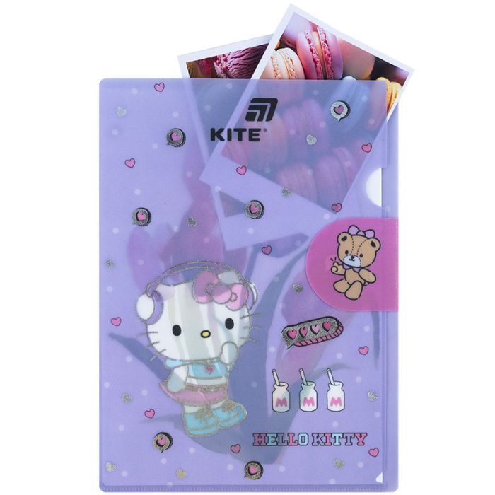 Папка - куточок Kite із клапаном A4 Hello Kitty- 5 (HK25-248-5) зображення 6