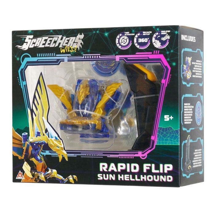 Трансформер Screechers Wild ! S5 L0.5 V2 - Сан Хелхаунд (KS686104B) изображение 7