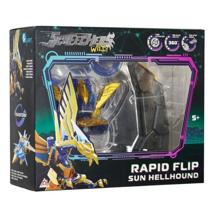 Трансформер Screechers Wild ! S5 L0.5 V2 - Сан Хелхаунд (KS686104B) изображение 9