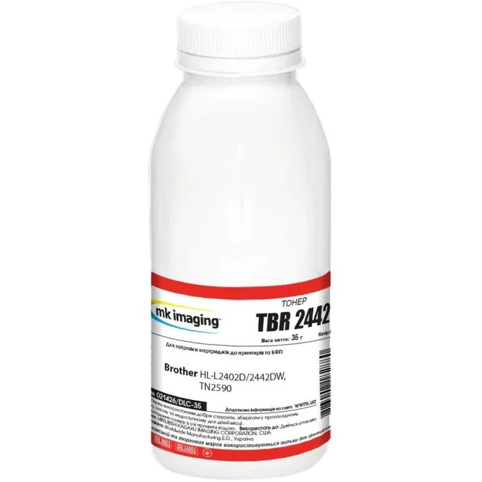 Тонер Brother HL-L2402D/2442DW, TN2590 35г Black Mitsubishi (021426/DLC-35)