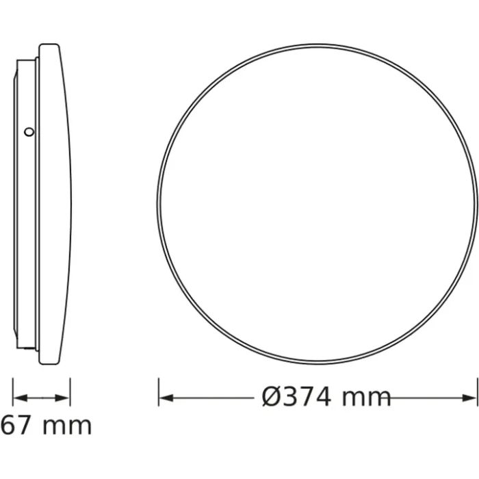 Світильник Osram CEILING ROUND 24W 840 IP20 (4099854647741) зображення 3